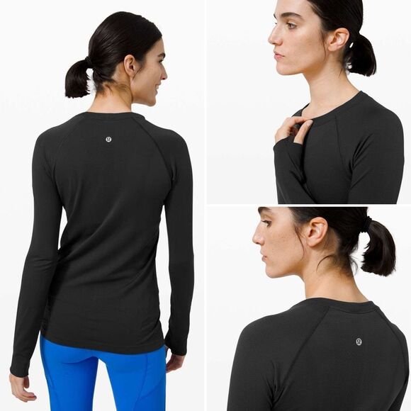 Lululemon Swiftly Tech Long Sleeve 2.0 in Black Size 6 - Picture 4 of 8